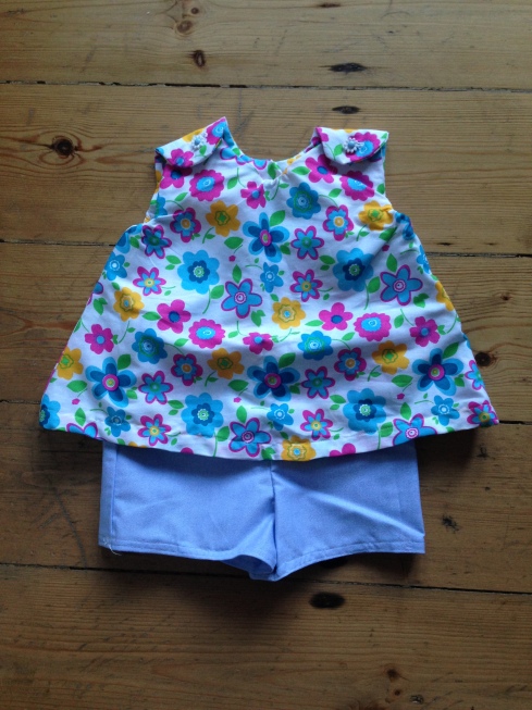 McCall's childrens top and shorts